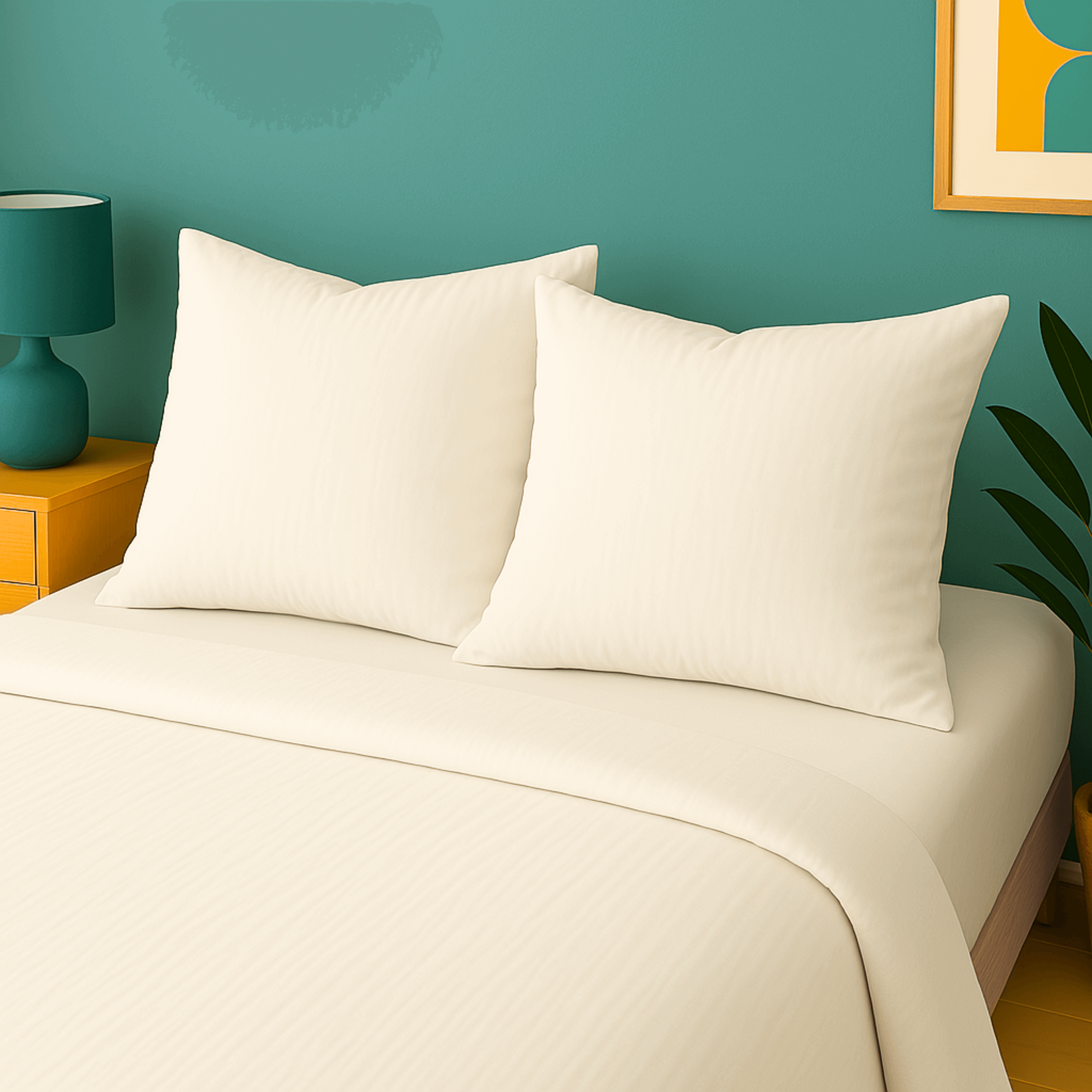 taies d'oreillers unies en gaze de coton blanc – housse de couette et taies d'oreiller sobres et lumineuses houz'bed