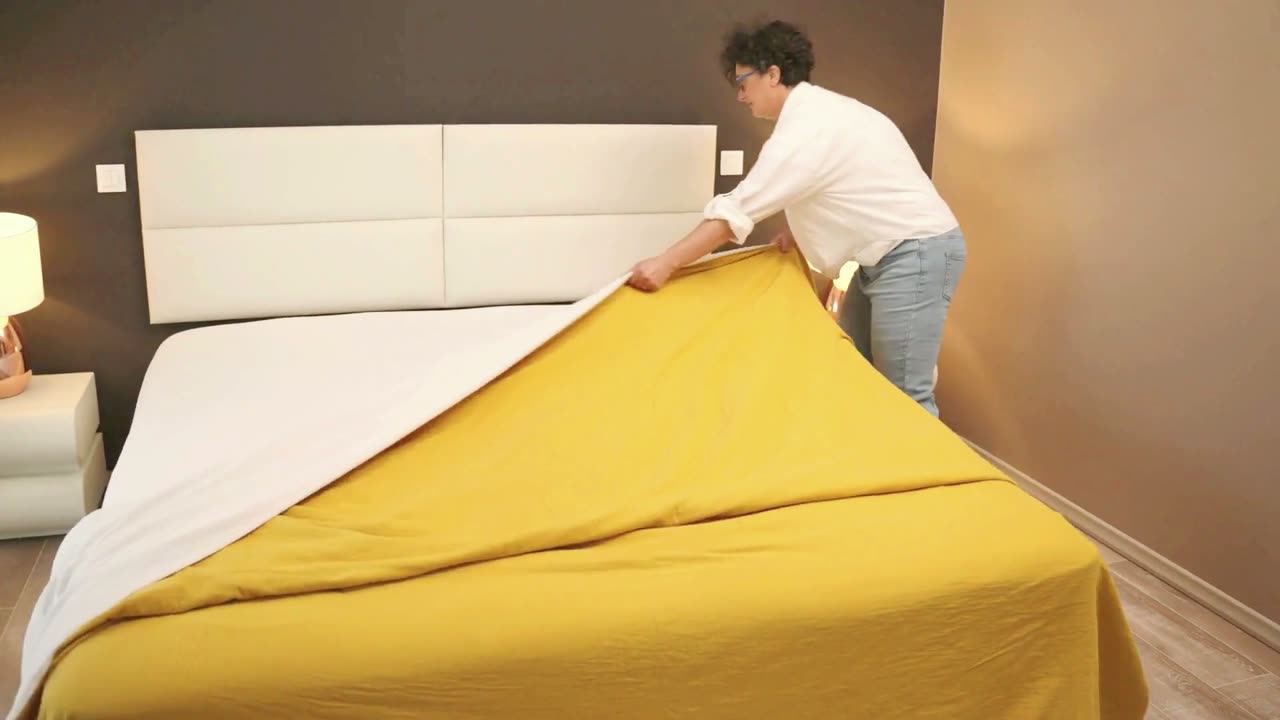 Démonstration de la housse Houz'Bed