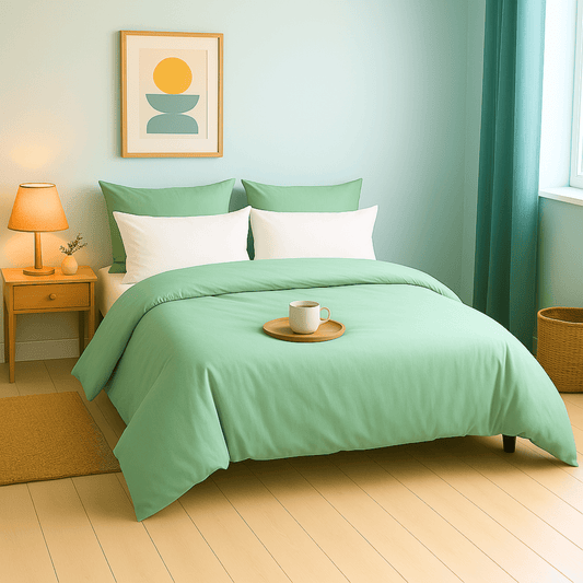 parure percale bicolore